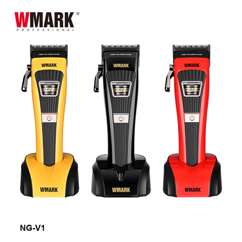 WMARK NG-V1 outer rotor BLDC hair clipper with detachable blade and 8500RPM motor for professional barbers