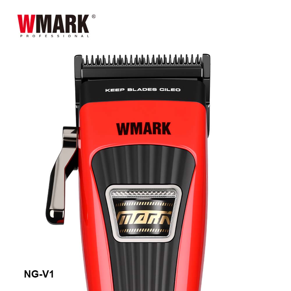 WMARK NG-V1 outer rotor BLDC hair clipper with detachable blade and 8500RPM motor for professional barbers