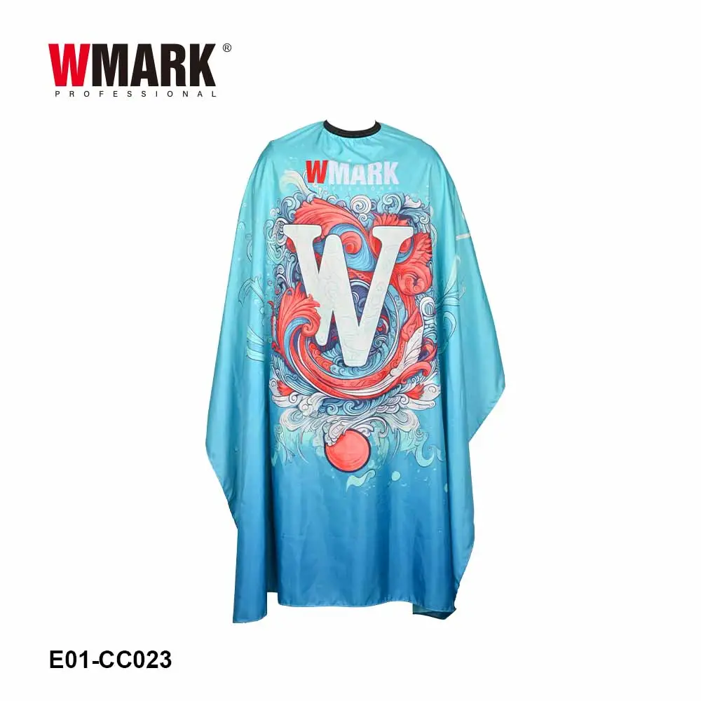 wmark-barber-cape-polyester-pongee-front