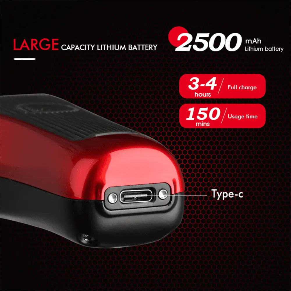 WMARK NG-X1 Vector Motor Hair Clipper Type-c