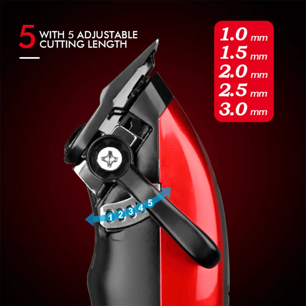 WMARK NG-X1 Vector Motor Hair Clipper with 5 adjustable cutting length