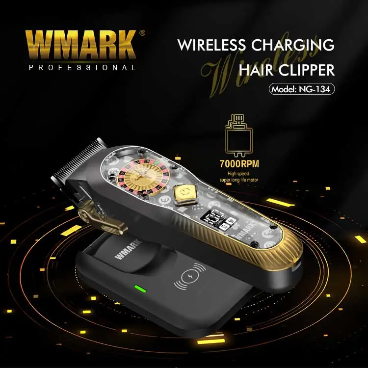 WMARK Wireless Charging Hair Clipper NG-134.webp