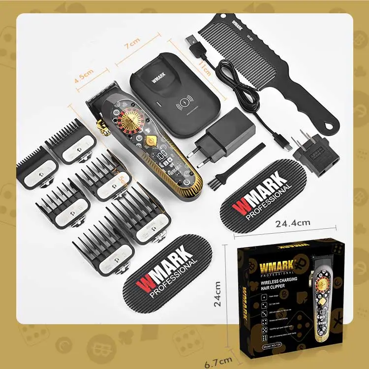 WMARK NG-134 Accessories of Wireless Charging Hair Clipper