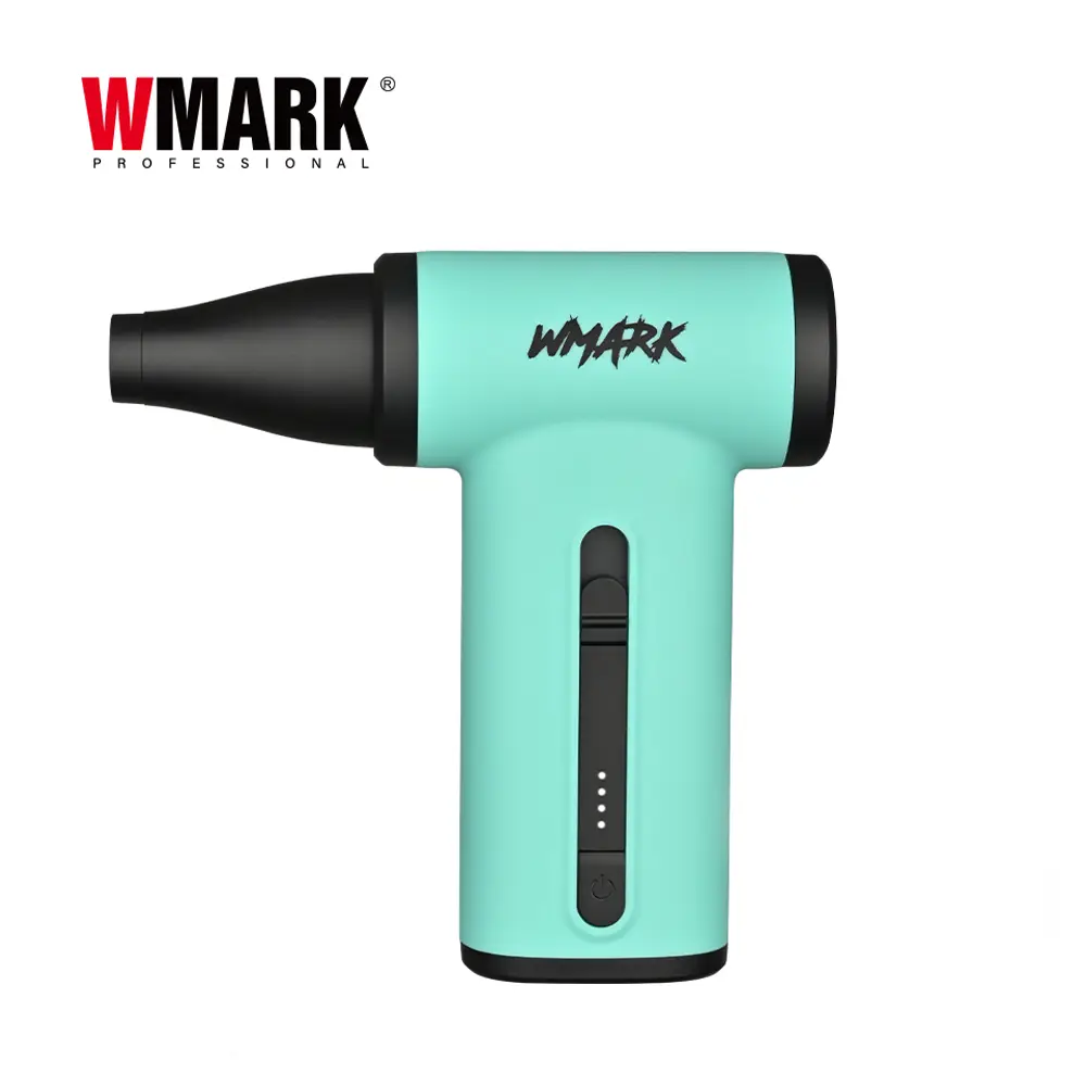 WMARK Blue NG-8637KIT 5 In 1 Barber Kit with turbo fan