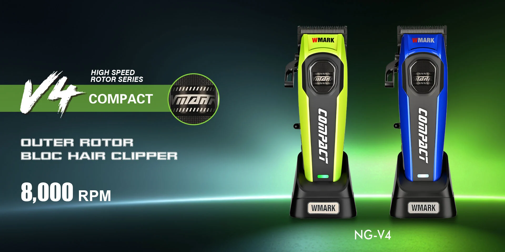 WMARK outer rotor bldc hair clipper NG-V4