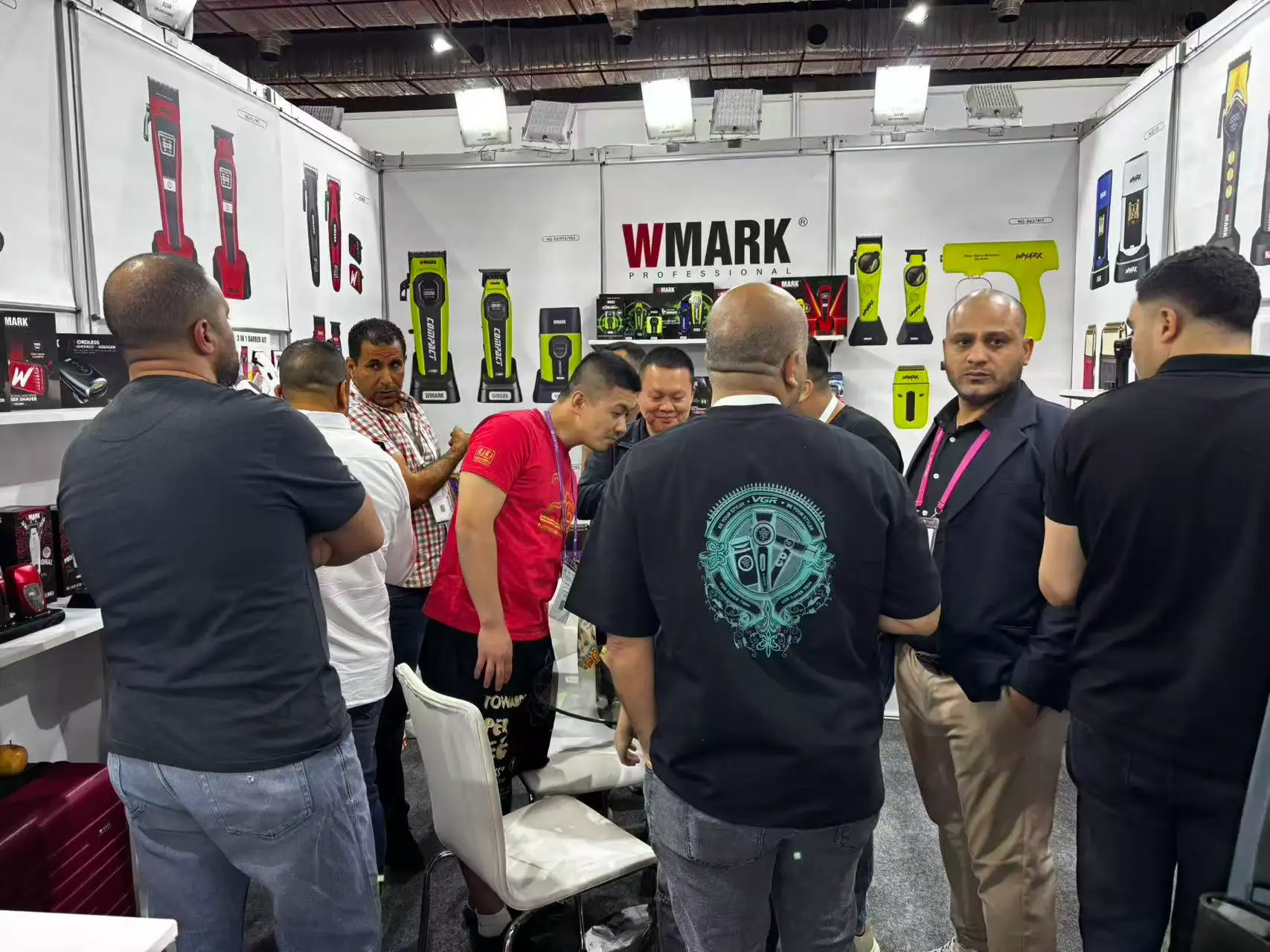 WMARK professional hair clippers at EGY BEAUTY AFRICA 2026
