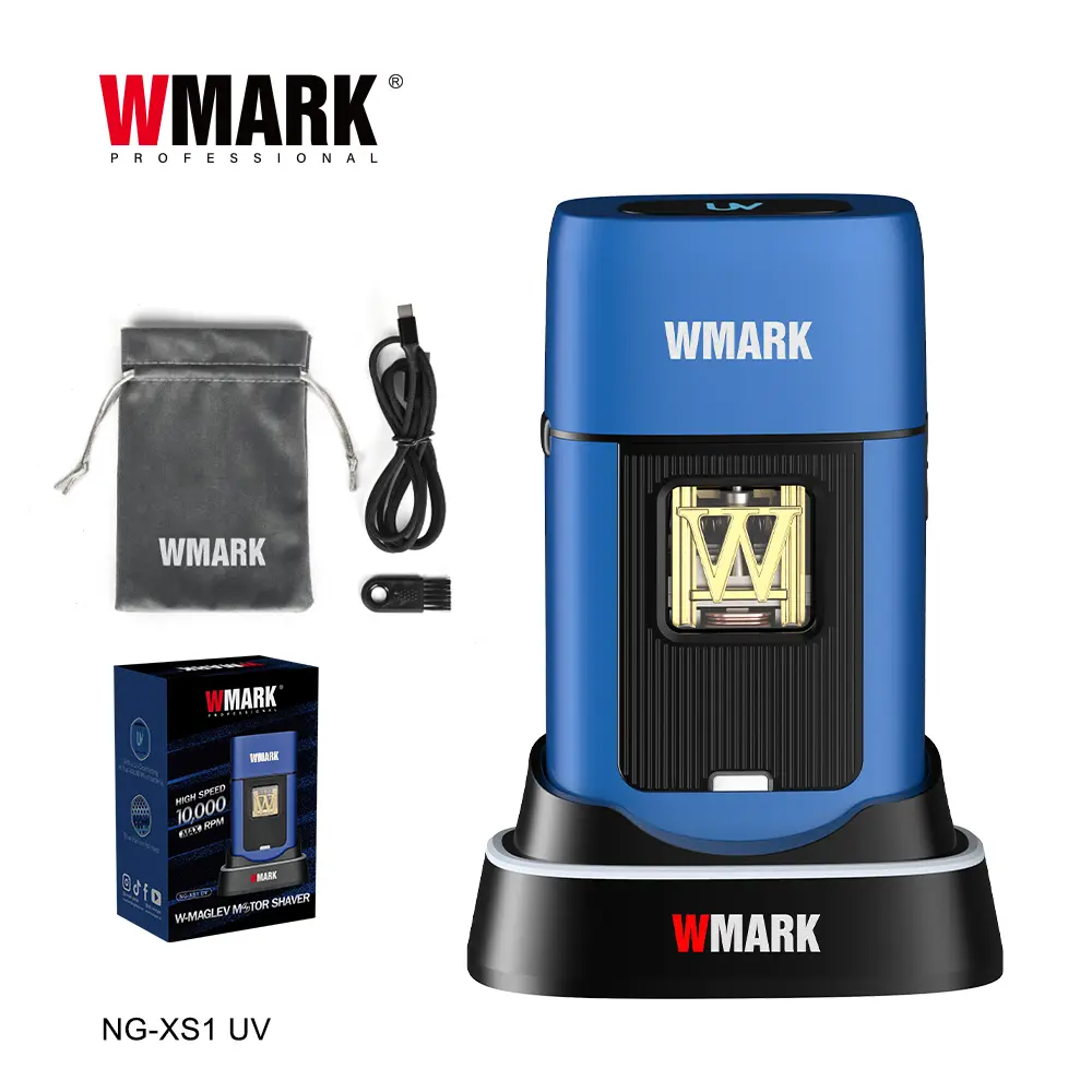 WMARK UV disinfecting barber shaver NG-XS1 UV with charging stand and accessories