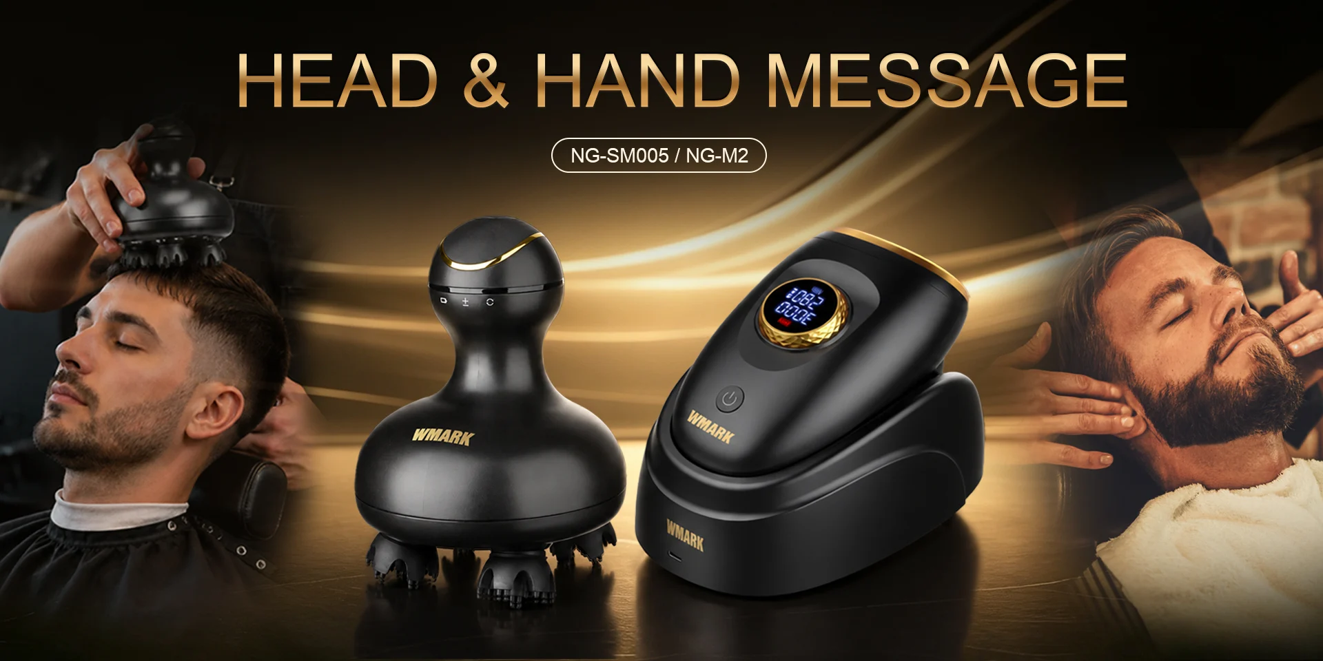 WMARK Handheld Massager NG-M2 & Scalp Massager NG-SM005