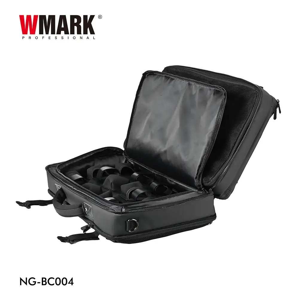 Professional barber backpack with modular tool organization system