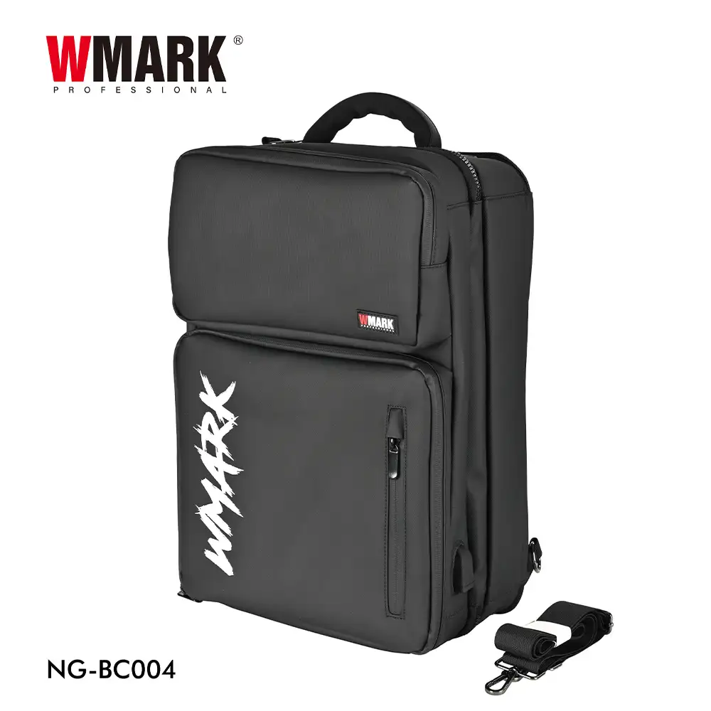 WMARK barber case with reinforced polyester construction