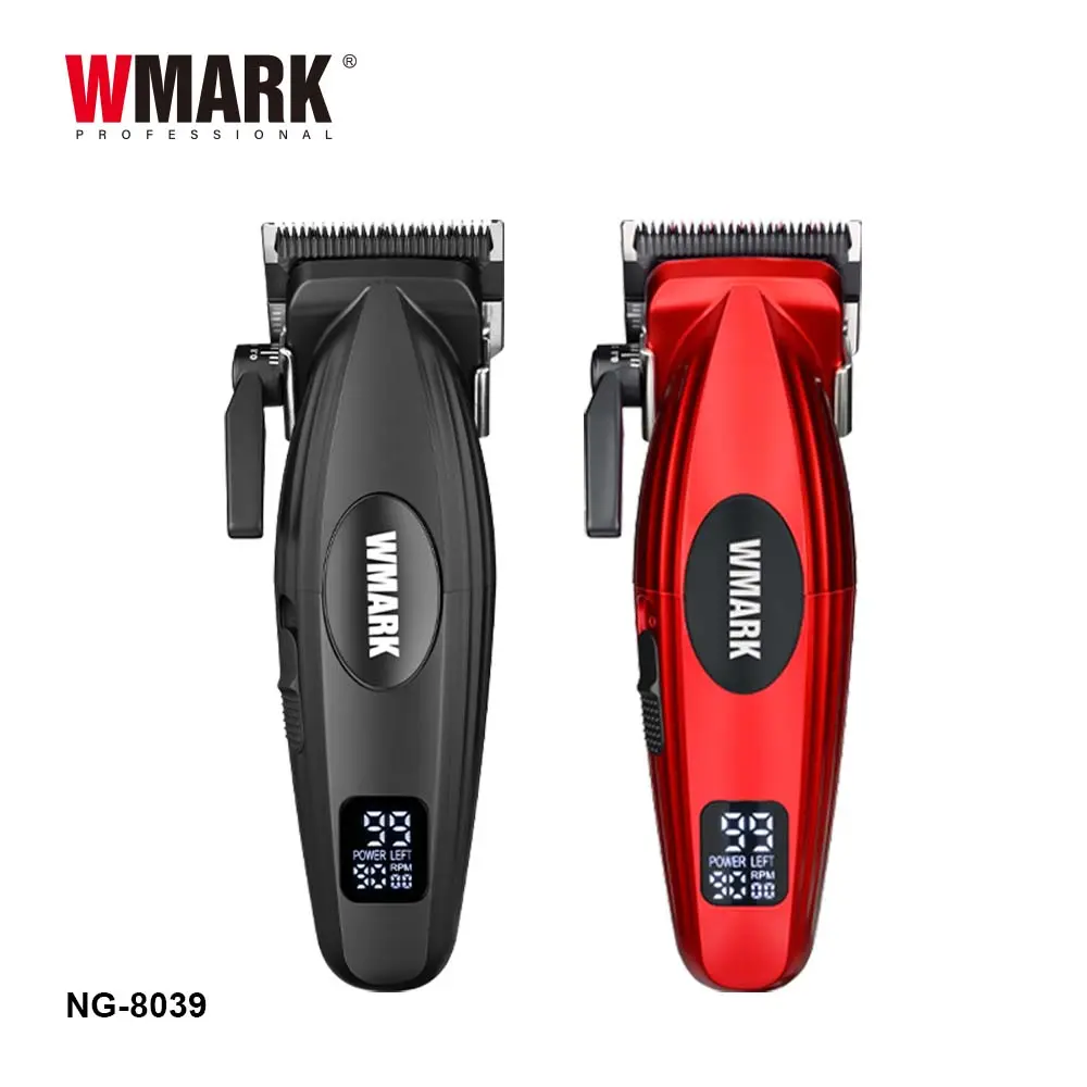 wmark-ng-8039-red-black-hair-clippers